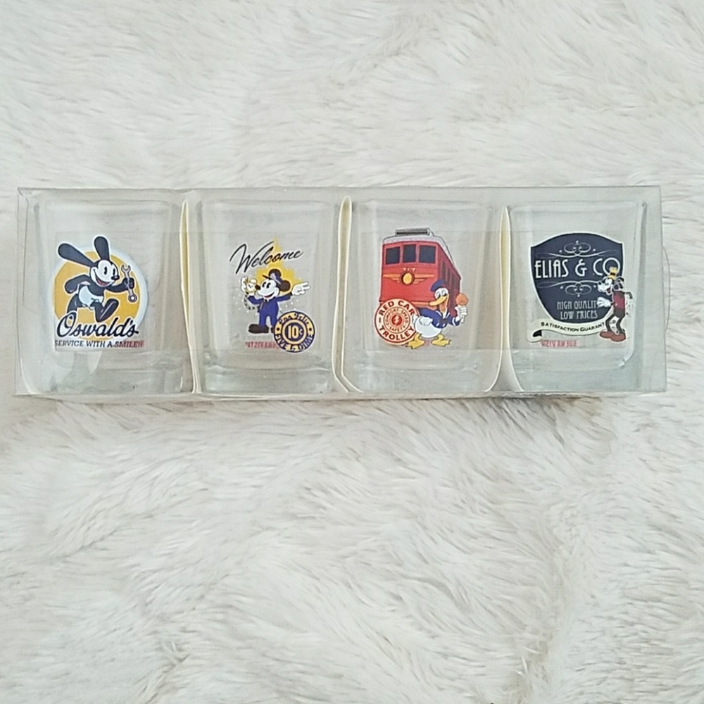 Vintage Disney Shot Glass set